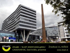 Svet elektrobicyklov Košice Cassovar